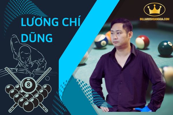 Cơ thủ Lương Chí Dũng tại giải VĐTG Pool 9 bi