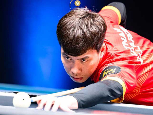 Cơ thủ Lường Đức Thiện tại giải Premier League Pool 2023