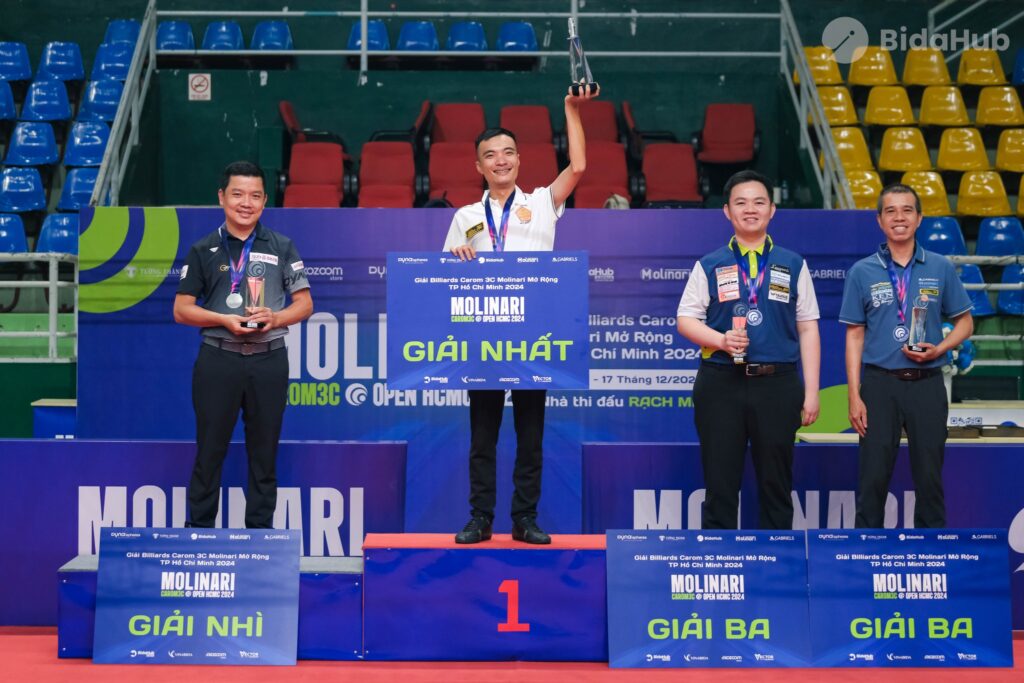 Phạm Quốc Thích vô địch cúp 3C Molinari 2024
