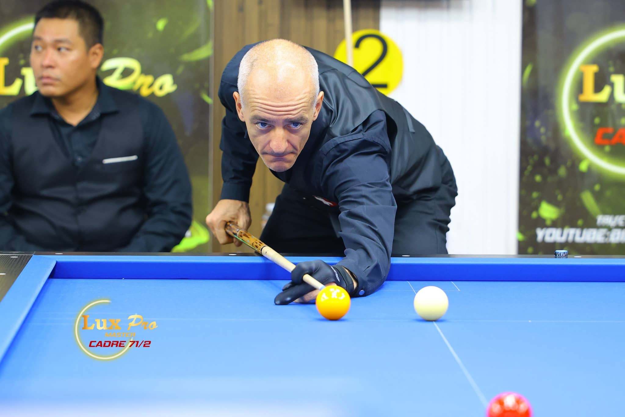 Xavier 5 lần vô địch châu Âu _ Tay cơ lừng danh thi đấu rất mượt tại Lux Pro Master Cadre 71_2 trên bàn 3C Lux Pro sử dụng Cao su Vector Pháp Klematch