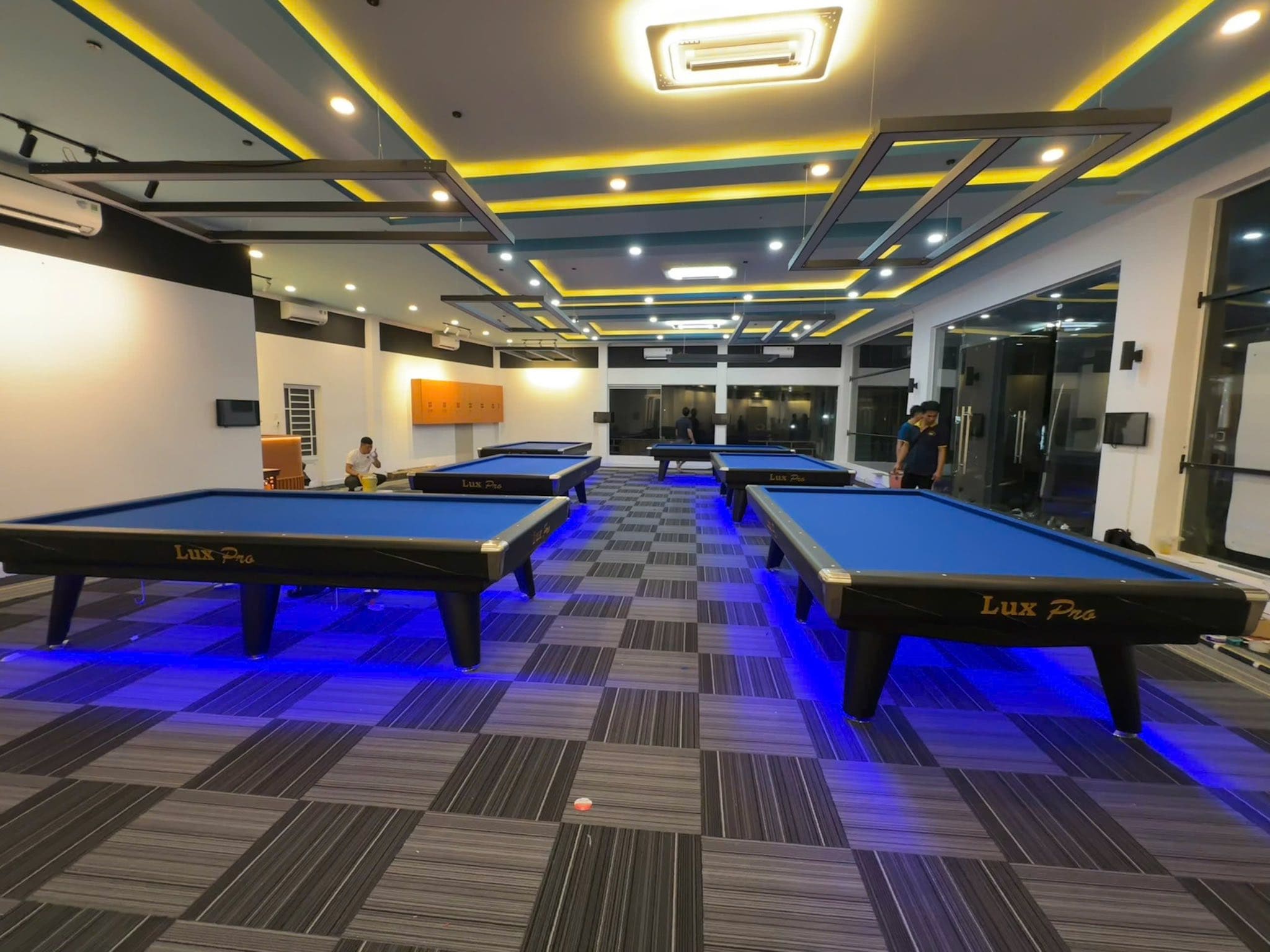 Không gian phòng tập cơ thủ Quốc Hồ